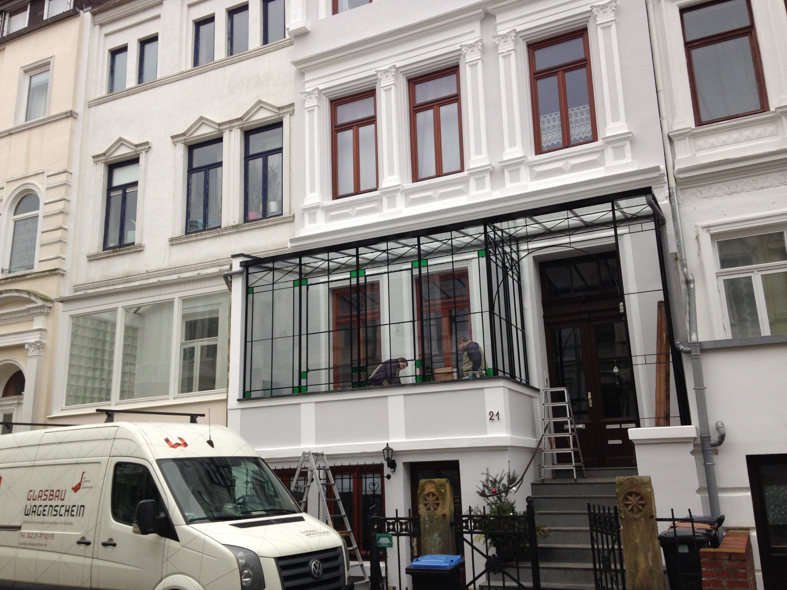Terrassenüberdachung aus Glas