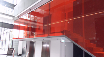 geländer aus glas für treppen